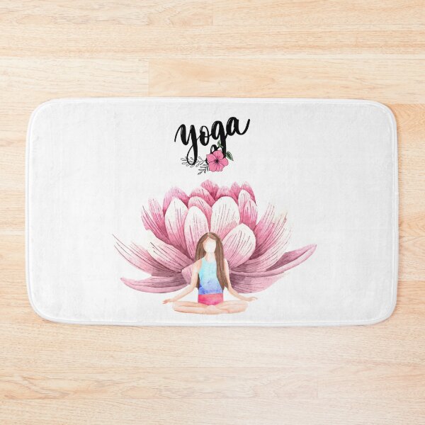 Item preview, Yoga Lady With Lotus Flower designed and sold by darknessjeff86.