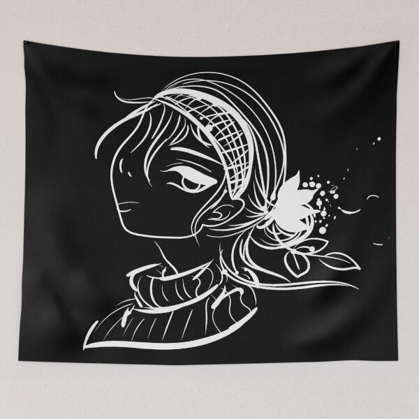 Item preview, Black&white line-portrait designed and sold by Chino20.