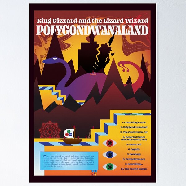 Item preview, King Gizzard Polygondwanaland designed and sold by MikeMoscrop123.