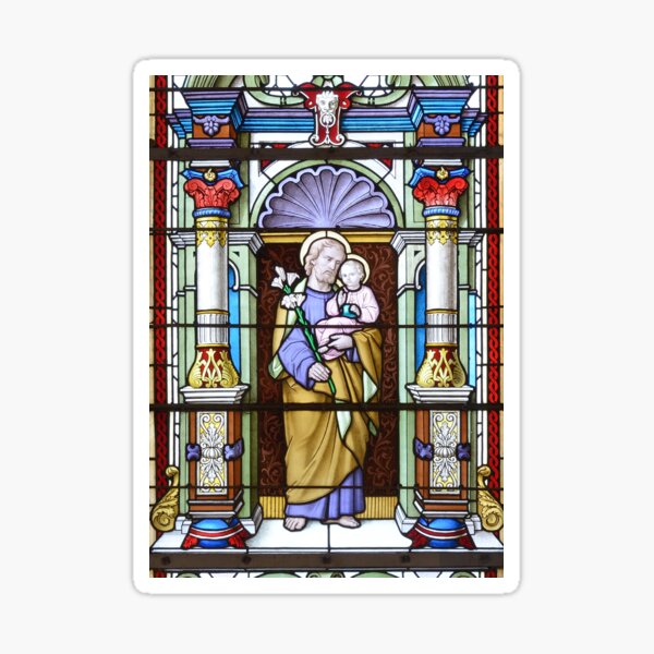 Item preview, Saint Joseph Stained Glass designed and sold by Shalone Cason.