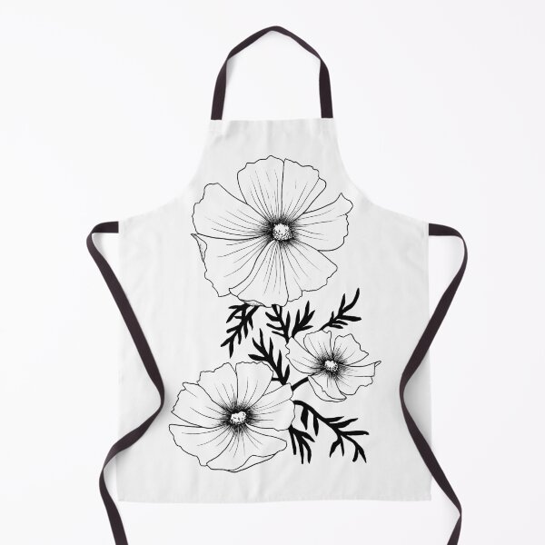 Item preview, Flowers trio with leaves Black line designed and sold by xalexiart.