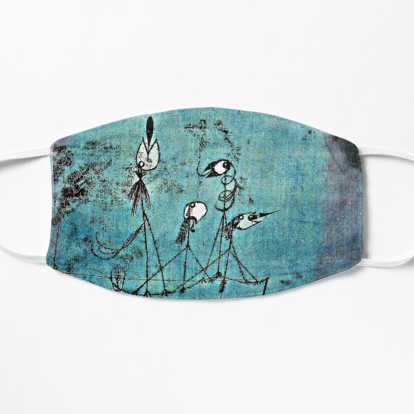 Paul Klee artwork, Twittering Machine Flat Mask
