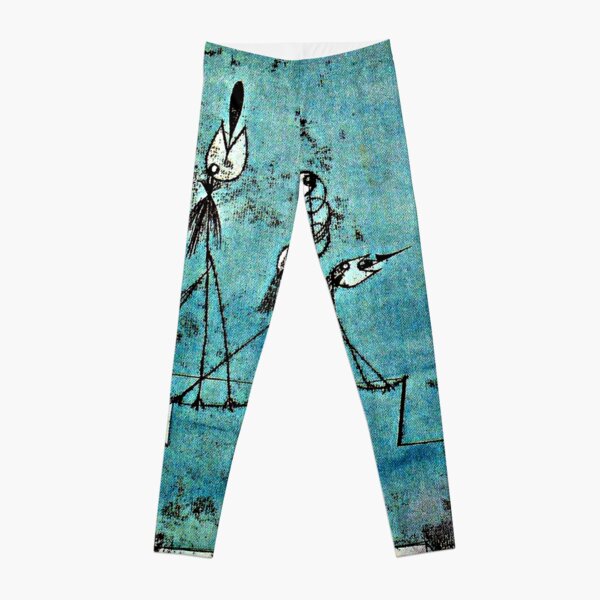 Paul Klee artwork, Twittering Machine Leggings