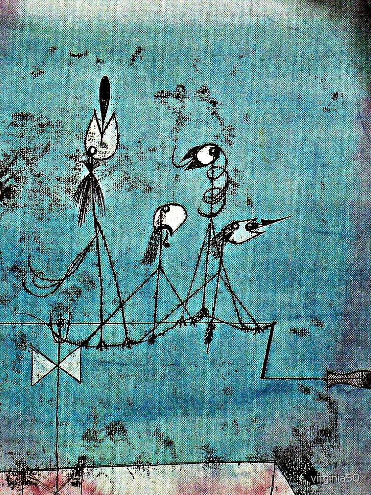 Paul Klee artwork Twittering Machine Scarf for Sale by virginia50