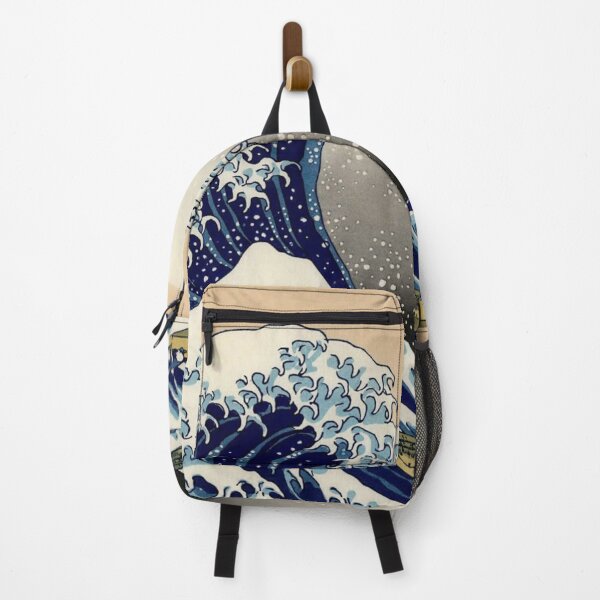 Item preview, Hokusai Japanese big blue Great wave of Kanagawa Antique art designed and sold by conceptDVS.