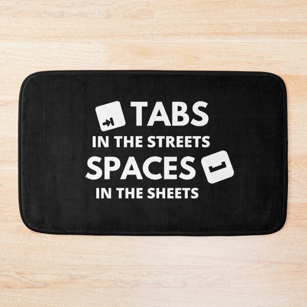 Item preview, Tabs in The Streets, Spaces in the Sheets designed and sold by cheekygeek.