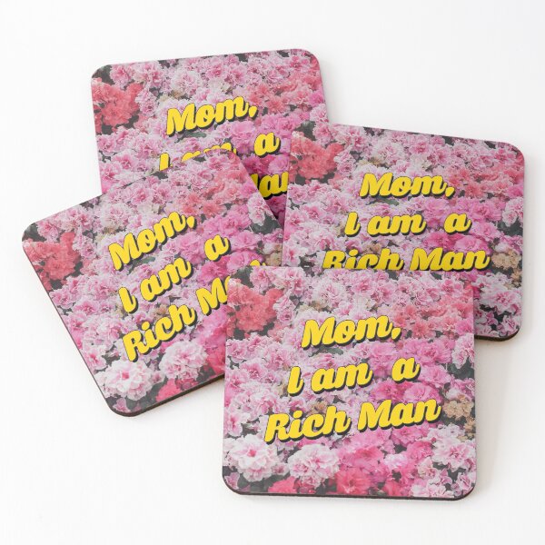 Item preview, I am Rich Man Pink Flower designed and sold by Eyesontheaurora.