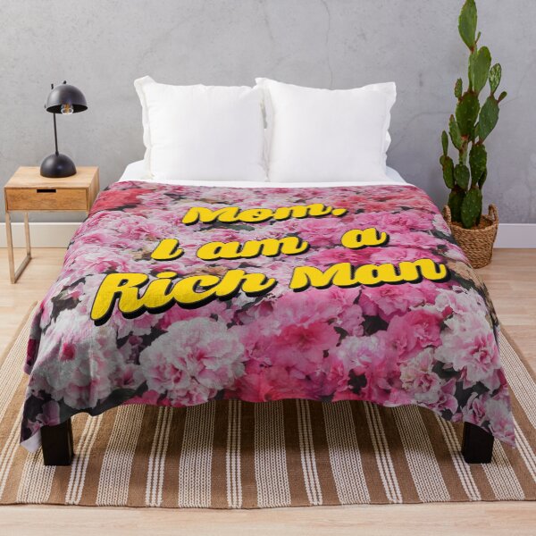 Item preview, I am Rich Man Pink Flower designed and sold by Eyesontheaurora.