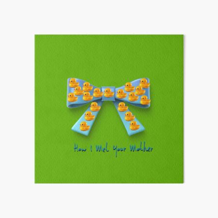 Duck Tie Art Board Prints Redbubble - cotton candy bow tie roblox