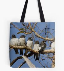 The Wood-swallow Family Tote Bag