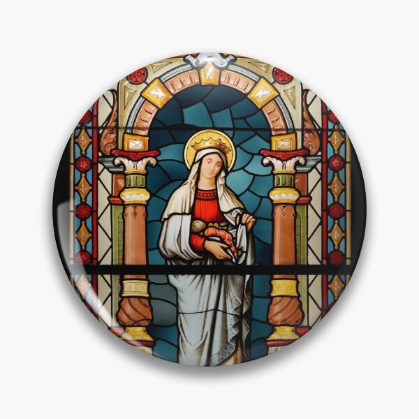 Aperçu de l'œuvre Vitrail de Sainte Elisabeth de Hongrie créée et vendue par Shalone Cason.