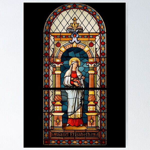 Item preview, Saint Elizabeth of Hungary Stained Glass designed and sold by Shalone Cason.