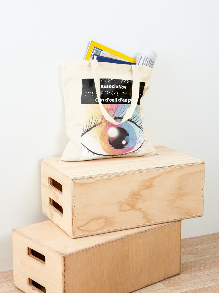 Tote bag ''Association Clin d'oeil d'anges' : autre vue
