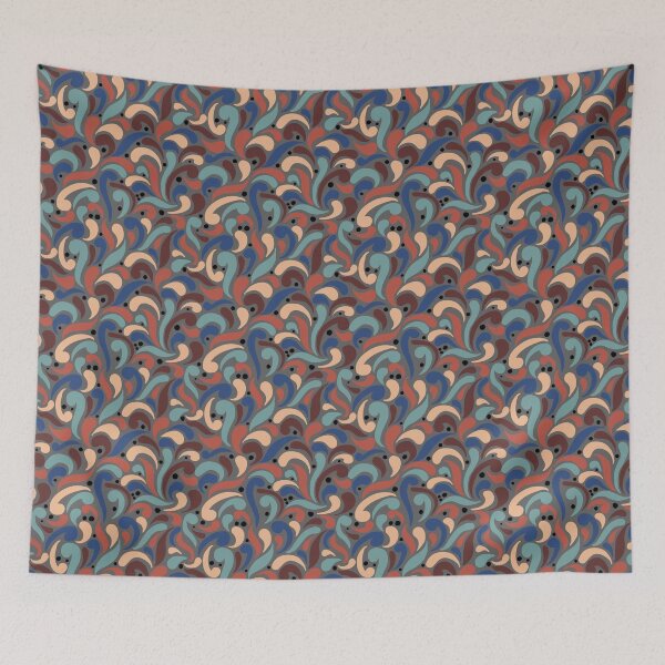 Item preview, Pastel Curves Design designed and sold by Kiran Shaila Ramesh.