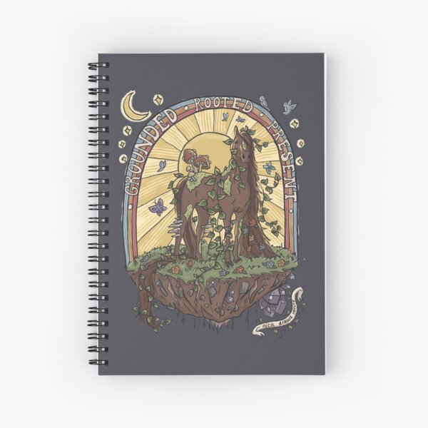 Copy of Grounded. Rooted. Present. Spiral Notebook