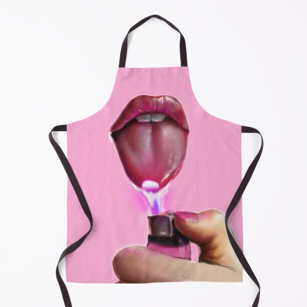 Item preview, Lips Only I Am A God Crazy Pink designed and sold by ArtInPi.