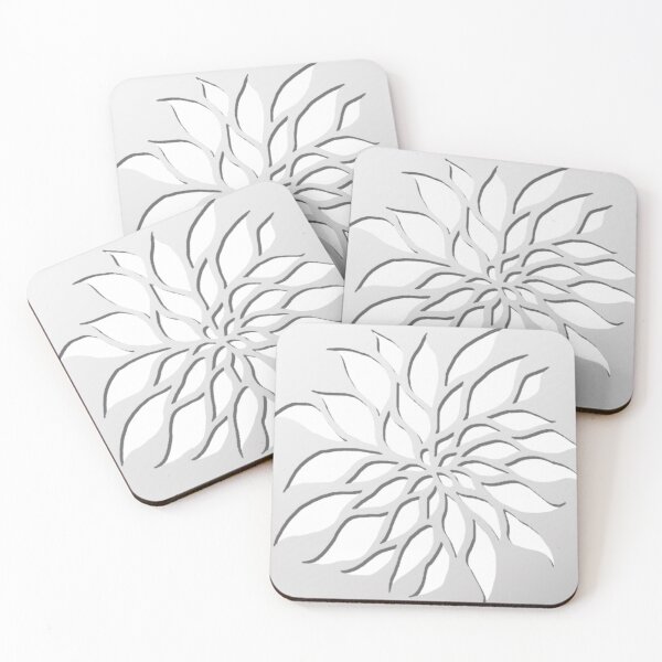 Item preview, White Imprint Flower designed and sold by Lisa Johnson.