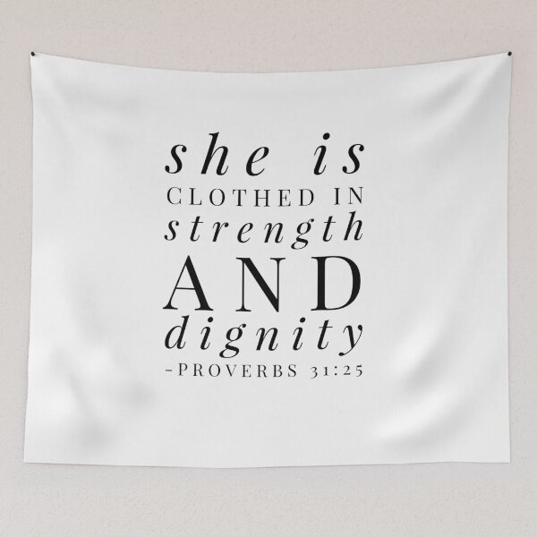 Item preview, She is clothed in strength and dignity designed and sold by ashdenent.