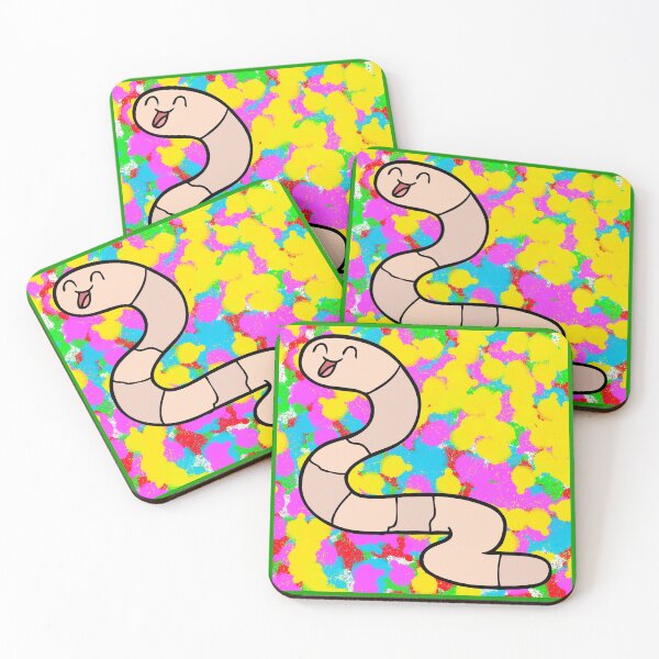 Item preview, Happy Worm Pop Colour/Color Tie Dye Background Funky designed and sold by IBMClothing.