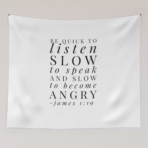 Item preview, Be quick to listen chrstian design designed and sold by ashdenent.