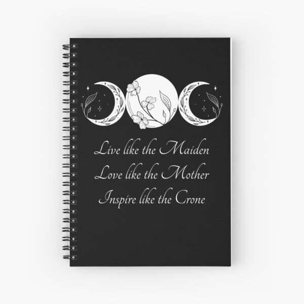 Aperçu de l'œuvre Déesse de la Triple Lune Sorcière Wicca créée et vendue par LoopyGalaxy.