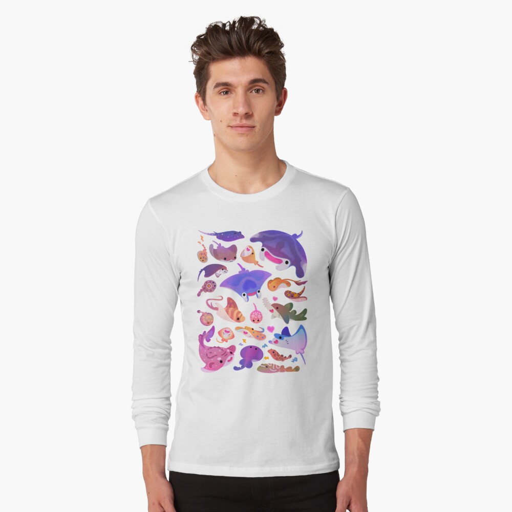 Vista previa del artículo con la obra «Camiseta de manga larga», diseñado y vendido por pikaole.