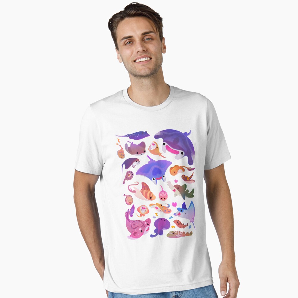 Vista previa del artículo con la obra «Camiseta esencial», diseñado y vendido por pikaole.