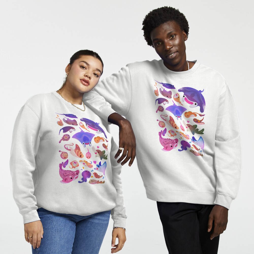 Vista previa del artículo con la obra «Sudadera sin capucha», diseñado y vendido por pikaole.
