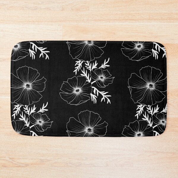 Item preview, Flowers trio with leaves White line designed and sold by xalexiart.