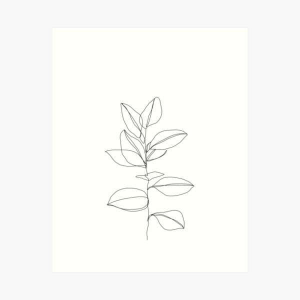 Botanical plant illustration - Dany Art Print