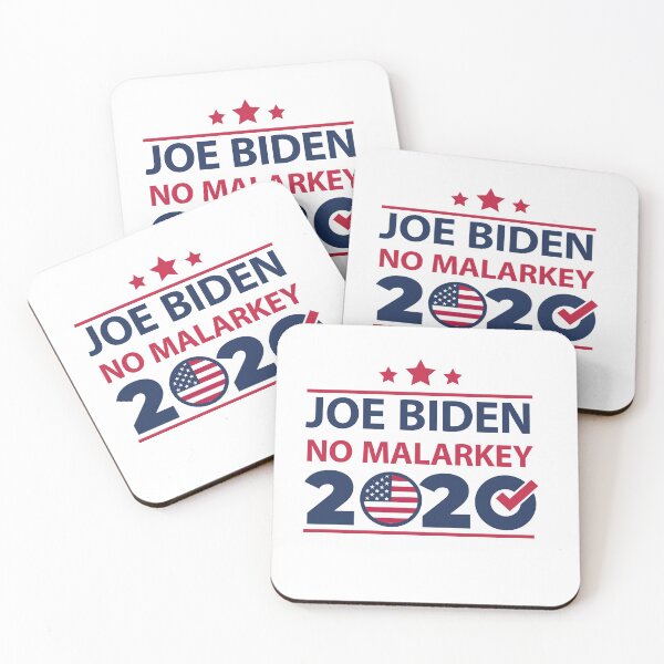 Item preview, NO MALARKEY  Joe Biden Vote 2020 designed and sold by GOGdesigns.