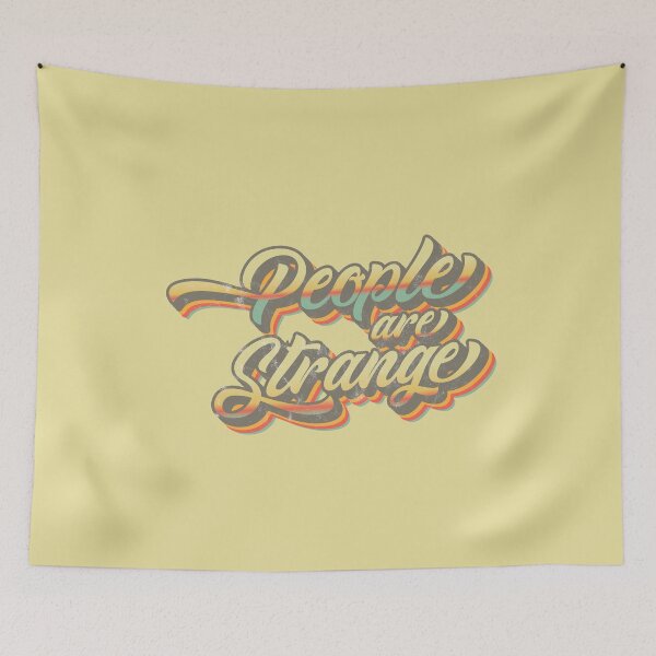 Item preview, People are strange Retro Distressed designed and sold by Medmac's Designs.