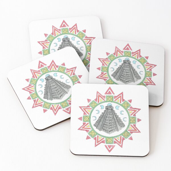 Item preview, El Castillo - the Temple of Kukulcan designed and sold by mackarmstrong.