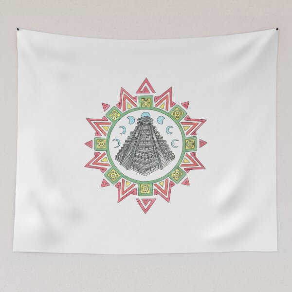 Item preview, El Castillo - the Temple of Kukulcan designed and sold by mackarmstrong.
