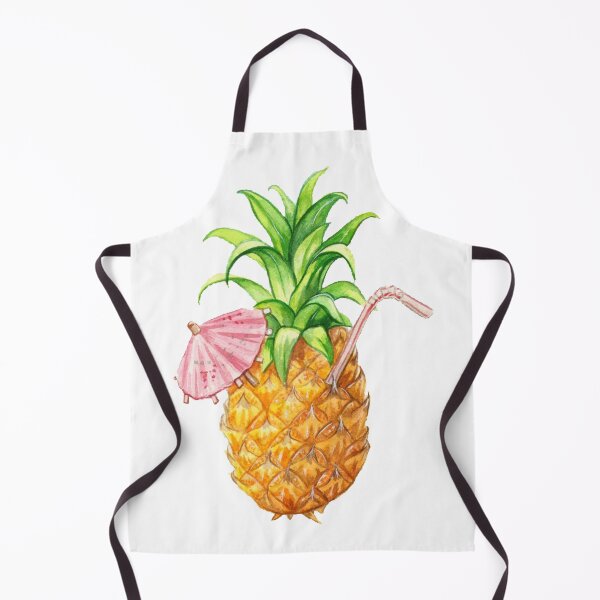 Item preview, Juice Smoothie Pineapple Drawing Fruit, pineapple, pineapple with straw illustration designed and sold by Halalolo.