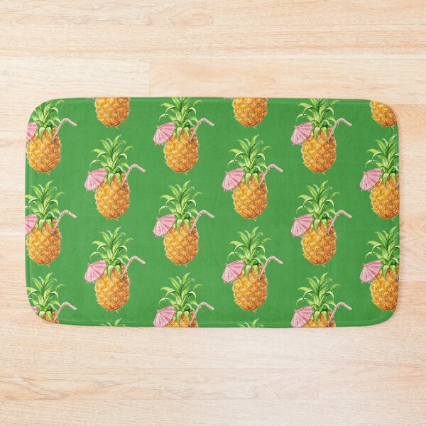 Item preview, Juice Smoothie Pineapple Drawing Fruit, pineapple, pineapple with straw illustration  designed and sold by Halalolo.