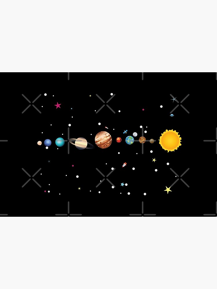 Planets of Solar System parade by AnnArtshock