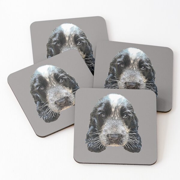 Item preview, Cocker Spaniel Blue Roan Puppy Dog designed and sold by ElegantCat.
