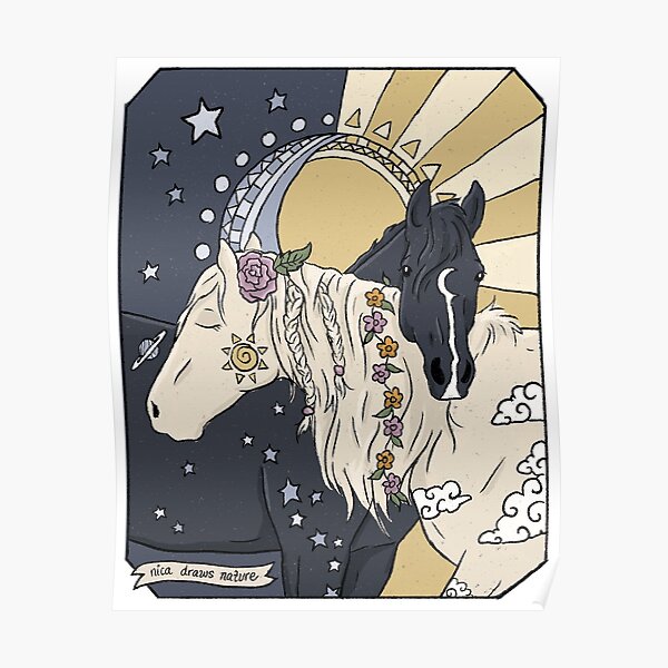 The Sun and Moon Poster