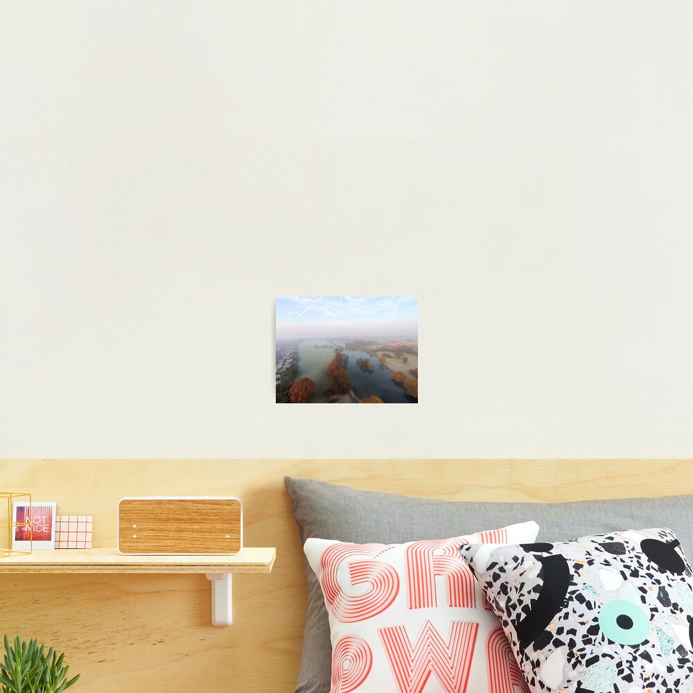 Harrowlodge Park in the mist 1 Photographic Print