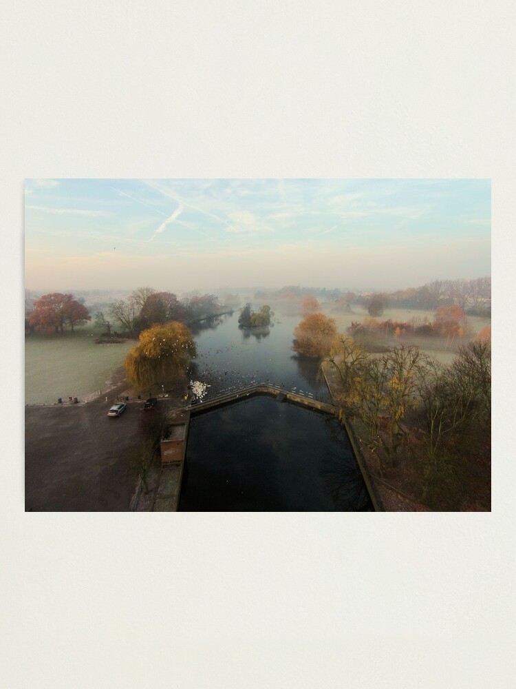 Alternate view of Harrowlodge Park in the mist 2 Photographic Print
