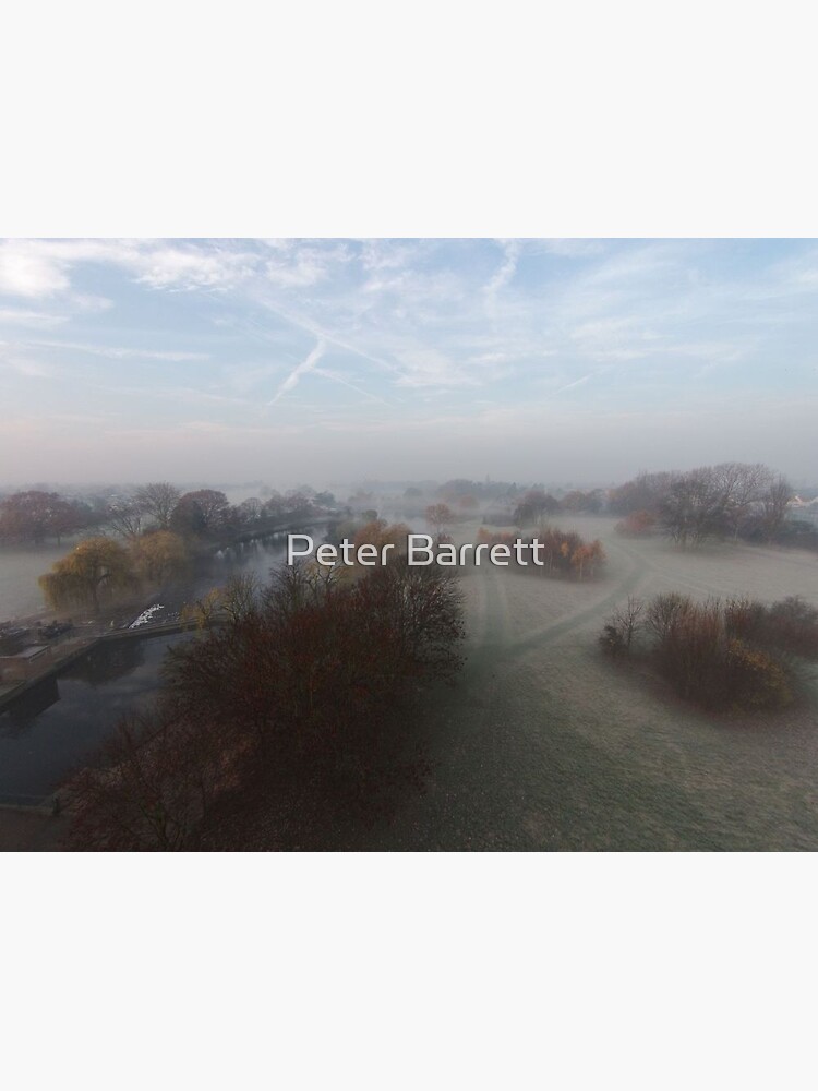 Thumbnail 3 of 3, Photographic Print, Harrowlodge Park in the mist 3 designed and sold by hartrockets.
