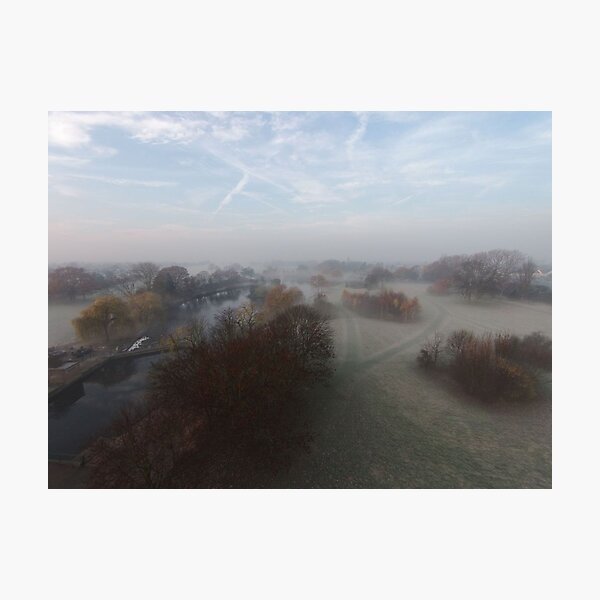 Harrowlodge Park in the mist 3 Photographic Print