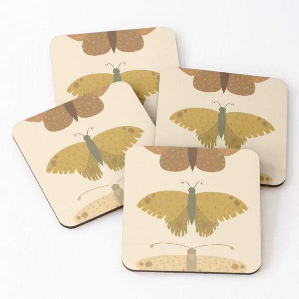 Artikelvorschau, Motten - erdige Palette (beige) entworfen und verkauft von brabikate.