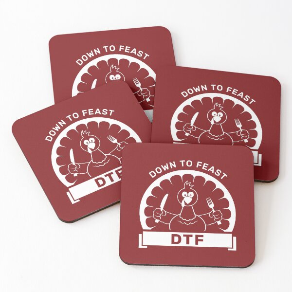 Item preview, Down to Feast (DTF) Thanksgiving designed and sold by creativecurly.