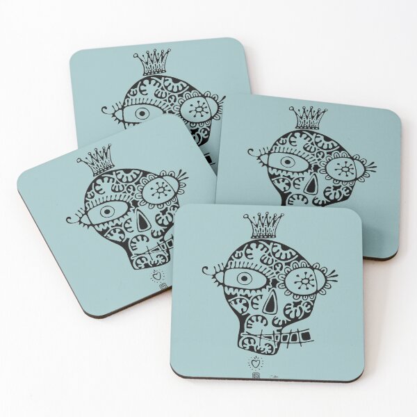 Item preview, Smiling  skull designed and sold by Nelma Guimarães.