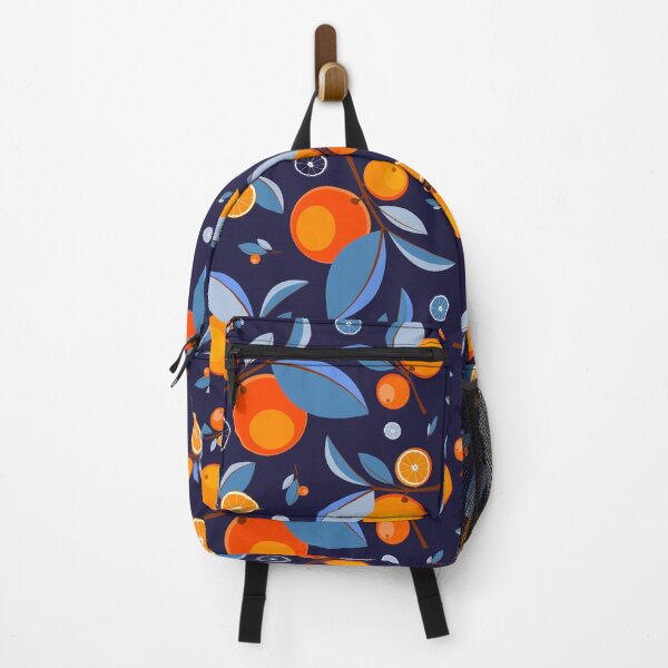 Item preview, Blue & Orange Garden Pattern designed and sold by lanolga.