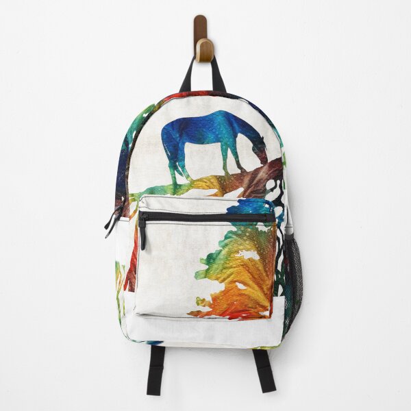 Item preview, Horse Life - Colorful Ranch Farm Art - By Sharon Cummings designed and sold by Sharon Cummings Art.