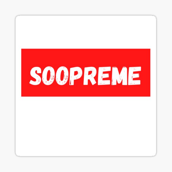 Supreme Logo Parody Merch Gifts for Sale Redbubble