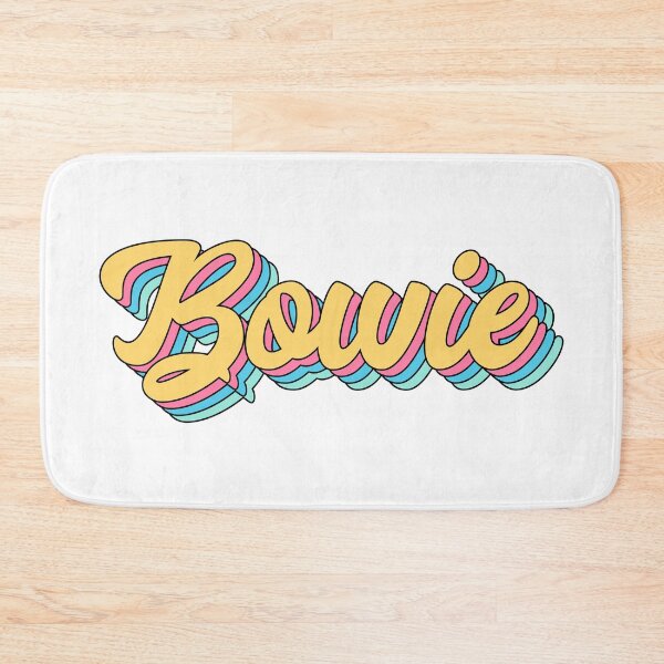 Item preview, Bowie Retro Yellow Script designed and sold by modeoftravel.